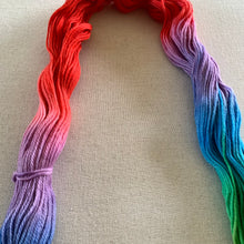 Load image into Gallery viewer, Lollipop Variant Batch (Trial 1) - Hand Dyed 100% Merino Wool Superwash Worsted Yarn