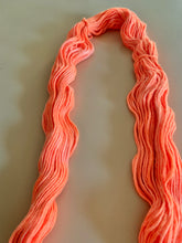 Load image into Gallery viewer, Peach Sky - Hand Dyed Luxury Merino Wool Camel Aran Yarn