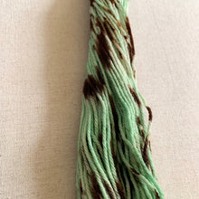 Load image into Gallery viewer, Melting (Mint Chocolate Chip Ice Cream) - Extra Chocolate Version - Hand Dyed Superwash 100% Merino Wool Worsted Yarn