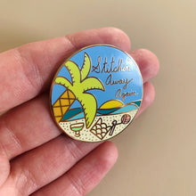 Load image into Gallery viewer, Stitchin’ Away Again Hard Enamel Pin