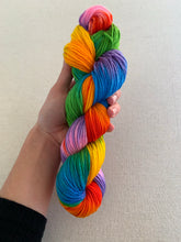 Load image into Gallery viewer, Lollipop Hand Dyed 100% Merino Wool Superwash Worsted Yarn