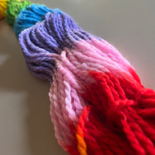 Load image into Gallery viewer, Lollipop Hand Dyed 100% Merino Wool Superwash Chunky Yarn