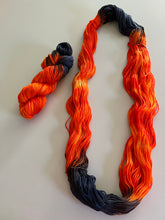 Load image into Gallery viewer, All Burn, No Bridge - Lot 2- Hand Dyed Superwash Merino Wool DK Yarn