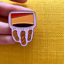 Load image into Gallery viewer, Yarn Cheetos Hard Enamel Pin
