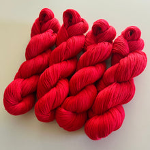 Load image into Gallery viewer, Raspberry Beret Hand Dyed Merino Wool & Nylon Superwash Yarn