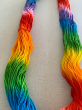 Load image into Gallery viewer, Lollipop Hand Dyed 100% Merino Wool Superwash Worsted Yarn