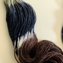 Load image into Gallery viewer, Eleven is Gone Hand Dyed Sparkly Merino Wool & Nylon Superwash Yarn