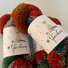 Load image into Gallery viewer, Send in the Clowns (Joaquin Phoenix Joker) Hand Dyed Marled Wool Yarn