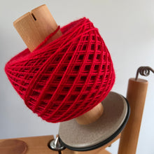 Load image into Gallery viewer, Raspberry Beret Hand Dyed Merino Wool & Nylon Superwash Yarn