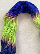 Load image into Gallery viewer, Gods and Monsters Variant Batch (Trial 4 - More Intense Green) - Hand Dyed Superwash Merino Wool, Cashmere & Nylon Sock Yarn