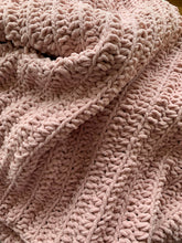 Load image into Gallery viewer, Handmade Never Tear Us Apart Blanket in Pink Dust
