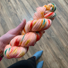 Load image into Gallery viewer, Tutti Frutti - Hand Dyed Superwash 100% Bluefaced Leicester Sock Yarn