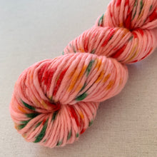 Load image into Gallery viewer, OOAK Variant (Trial 3) of Tutti Frutti - Hand Dyed Luxury Merino Wool Camel Aran Yarn