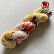 Load image into Gallery viewer, Triple Decker Waffle Eggo Extravaganza Hand Dyed Superwash 100% Merino Wool Worsted Yarn