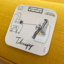 Load image into Gallery viewer, Yarn Therapy Vinyl Sticker