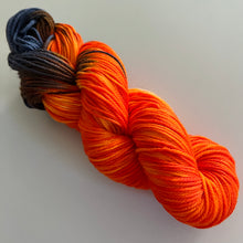 Load image into Gallery viewer, All Burn, No Bridge - Lot 2- Hand Dyed Superwash Merino Wool DK Yarn
