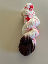 Load image into Gallery viewer, Bark at the Moon - Peppermint Bark - Hand Dyed Superwash - Merino Wool - DK Yarn