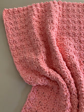 Load image into Gallery viewer, Handmade Falling Baby Blanket/Play Mat in Coral Pink
