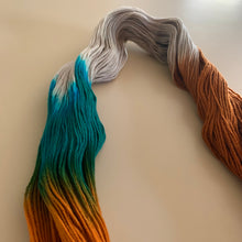 Load image into Gallery viewer, OOAK Variant (Trial 3) of Century Man Hand Dyed Superwash Merino Wool, Cashmere & Nylon Sock Yarn