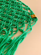 Load image into Gallery viewer, Handmade Knee Deep Merino Wool & Cashmere Shawl with Fringe in color Margaritaville