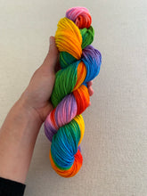 Load image into Gallery viewer, Lollipop Hand Dyed 100% Merino Wool Superwash Worsted Yarn