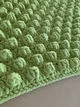 Load image into Gallery viewer, Handmade Marshmallow World Baby Blanket in Spring Green