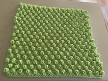 Load image into Gallery viewer, Handmade Marshmallow World Baby Blanket in Spring Green