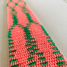 Load image into Gallery viewer, Handmade 100% Merino Wool Random Geometric Scarf in Chromatica I