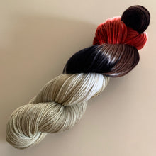 Load image into Gallery viewer, Eleven is Gone Hand Dyed Merino Wool & Nylon Superwash Yarn