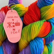 Load image into Gallery viewer, To the Yarn I Go/With the Yarn I Go Motel Key Tags
