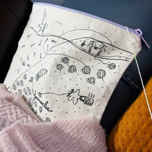 Load image into Gallery viewer, Yarnacles Large Notions/Small Project Pouch

