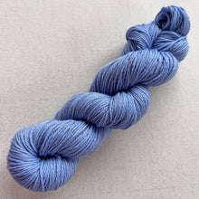 Load image into Gallery viewer, OOAK Variant of Blue Jeans (Trial 3) Hand Dyed Merino Wool Superwash DK Yarn
