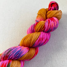 Load image into Gallery viewer, Donut Go Breaking My Heart Hand Dyed Superwash Merino Wool, Cashmere &amp; Recycled Nylon Sock Yarn
