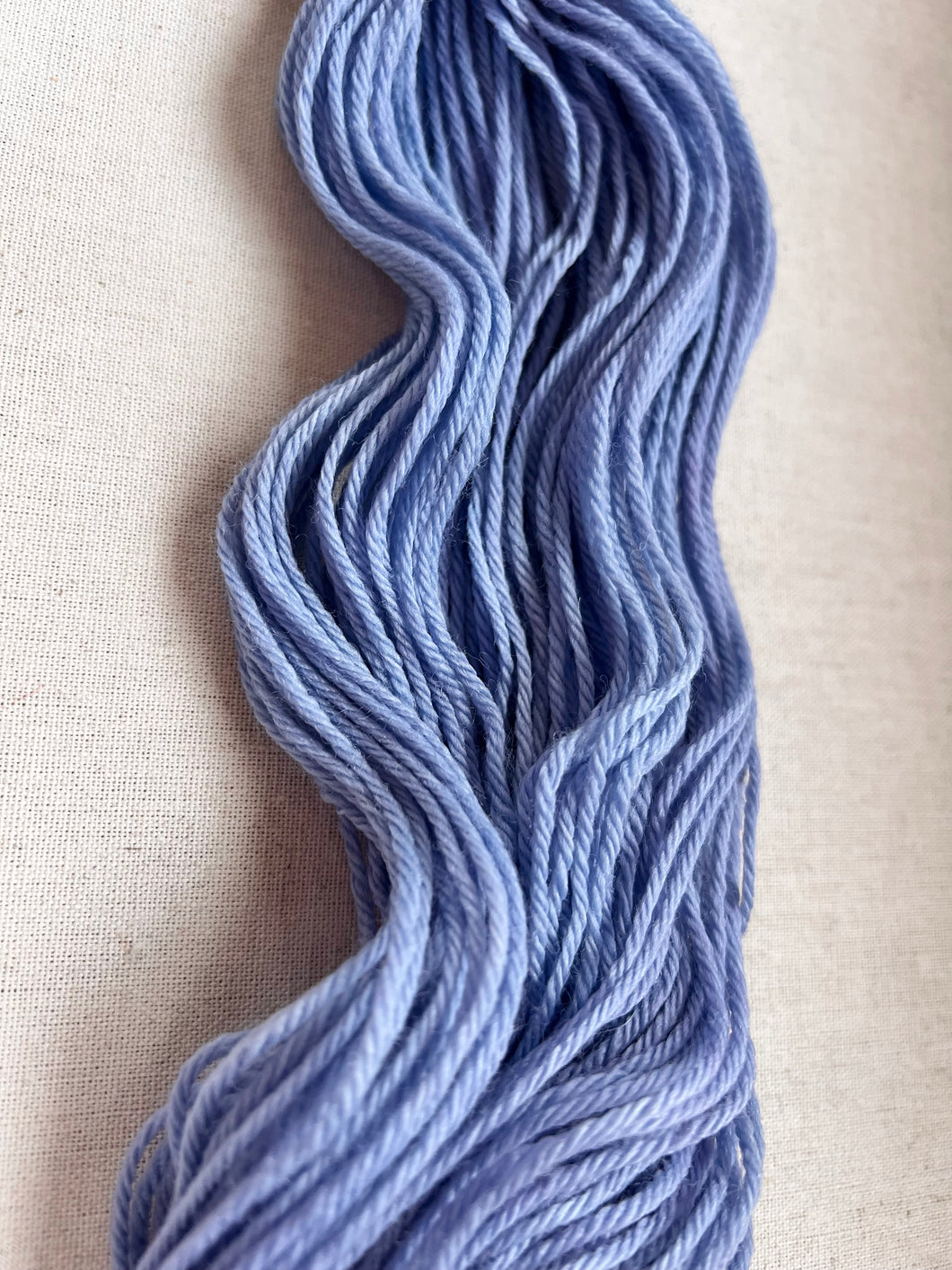 OOAK Variant of Blue Jeans (Trial 5) Hand Dyed Merino Wool Superwash DK Yarn