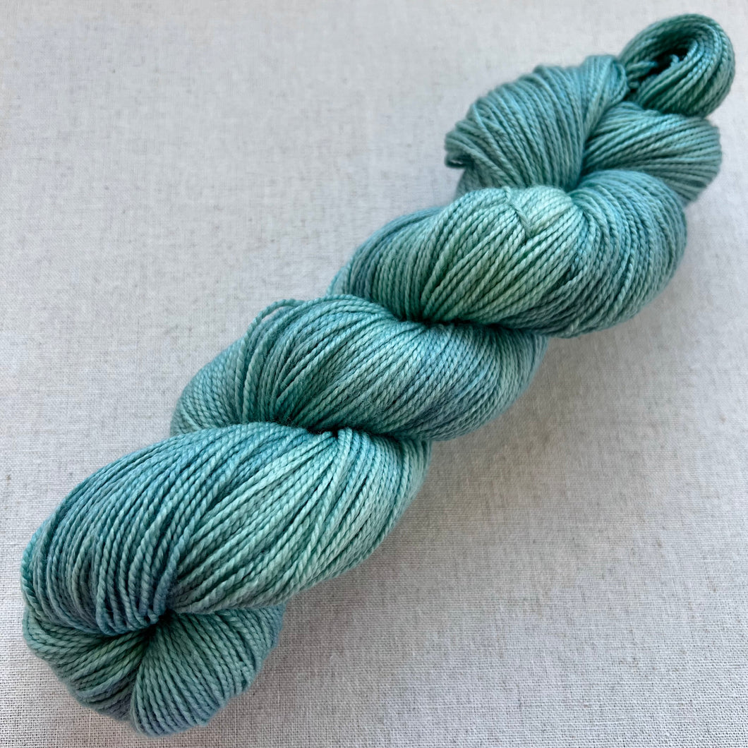 OOAK Variant (Trial 8) of the wind was blowing - Hand Dyed Merino Wool & Recycled Nylon Superwash Yarn