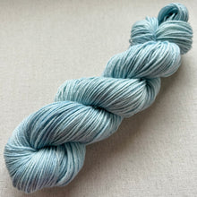 Load image into Gallery viewer, OOAK Variant of Blue Jeans (Trial 4) Hand Dyed Merino Wool Superwash DK Yarn
