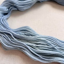 Load image into Gallery viewer, OOAK Variant (Trial 7) of Blue Jeans Hand Dyed Superwash Merino Wool Worsted Yarn
