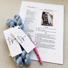 Load image into Gallery viewer, I Woke Up Scarf Tie Crochet Pattern Kit
