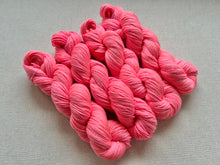 Load image into Gallery viewer, Yummy (Strawberry Sugar Wafer) Hand Dyed 100% Merino Wool Superwash Extra Soft DK Yarn
