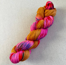 Load image into Gallery viewer, Donut Go Breaking My Heart Hand Dyed Superwash Merino Wool, Cashmere &amp; Recycled Nylon Sock Yarn
