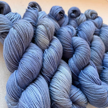 Load image into Gallery viewer, Blue Jeans Hand Dyed Merino Wool &amp; Recycled Nylon Superwash Yarn
