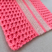 Load image into Gallery viewer, Sugar, Sugar (Strawberry Sugar Wafer) Shawl Crochet Pattern
