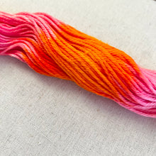 Load image into Gallery viewer, OOAK Variant (Trial 5) of Donut Go Breaking My Heart Hand Dyed Superwash Merino Wool Worsted Yarn
