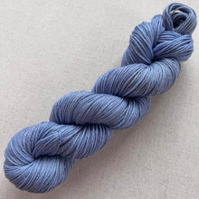 Load image into Gallery viewer, OOAK Variant of Blue Jeans (Trial 1) Hand Dyed Merino Wool Superwash DK Yarn
