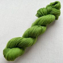 Load image into Gallery viewer, OOAK Variant (Trial 4) of The Curse Hand Dyed Merino Wool &amp; Recycled Nylon Superwash Yarn
