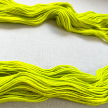 Load image into Gallery viewer, OOAK Variant of Diet Mountain Dew (Trial 8) Hand Dyed Merino Wool Extra Soft Superwash DK Yarn
