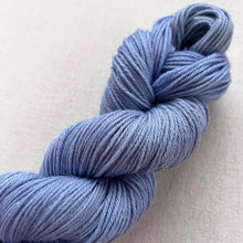 Load image into Gallery viewer, OOAK Variant of Blue Jeans (Trial 1) Hand Dyed Merino Wool Superwash DK Yarn
