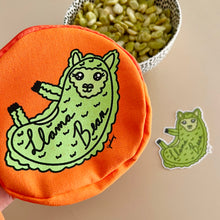 Load image into Gallery viewer, Llama Bean Notions Pouch
