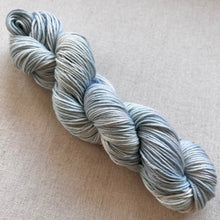 Load image into Gallery viewer, OOAK Variant of It’s All Over Now, Baby Blue (Trial 1) Hand Dyed Merino Wool Superwash DK Yarn
