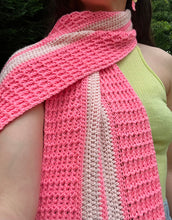 Load image into Gallery viewer, Sugar, Sugar (Strawberry Sugar Wafer) Shawl Crochet Pattern
